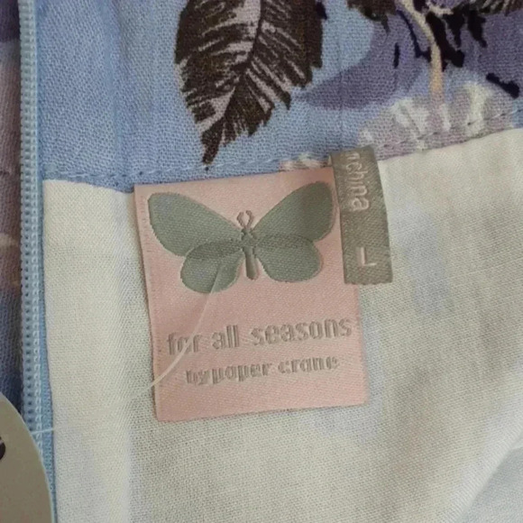 NWT GiGi Shorts lilac multicolored Size Large - Picture 5 of 8